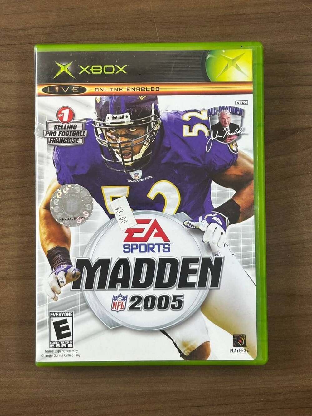 Madden NFL 2005 Microsoft Xbox Game with Case & Manual EA Sports Football